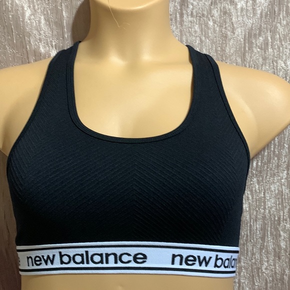 New Balance Other - New Balance Sports Bra Black White M